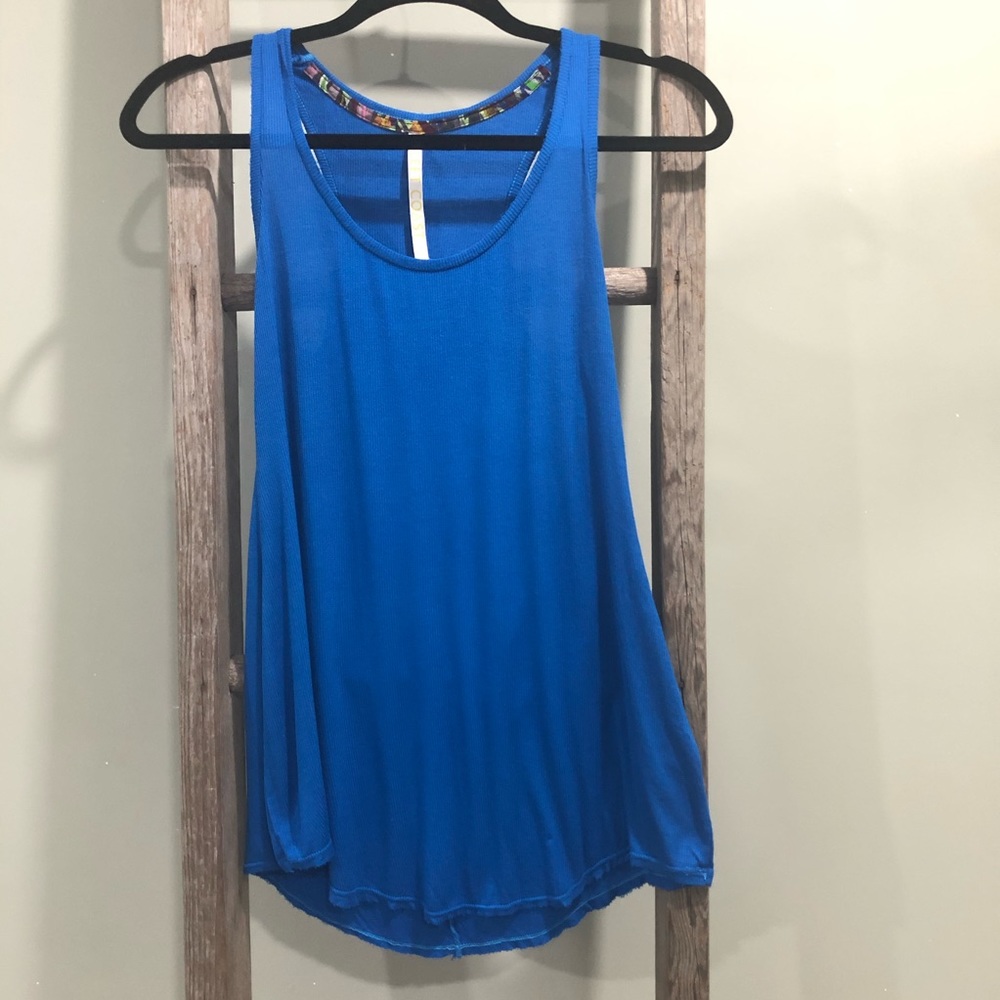 Anthropologie Left Coast Tank Top Blue Size Small